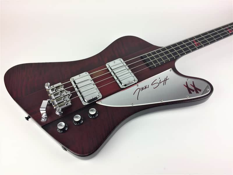 Gibson Nikki Sixx Signature Model Thunderbird IV 2008 Black Cherry image 1