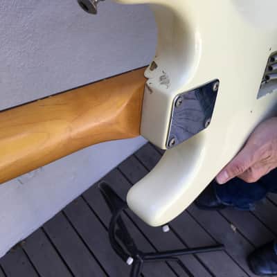 Fender Strat 1980's Olympic White/Jon Sidel Collection image 6