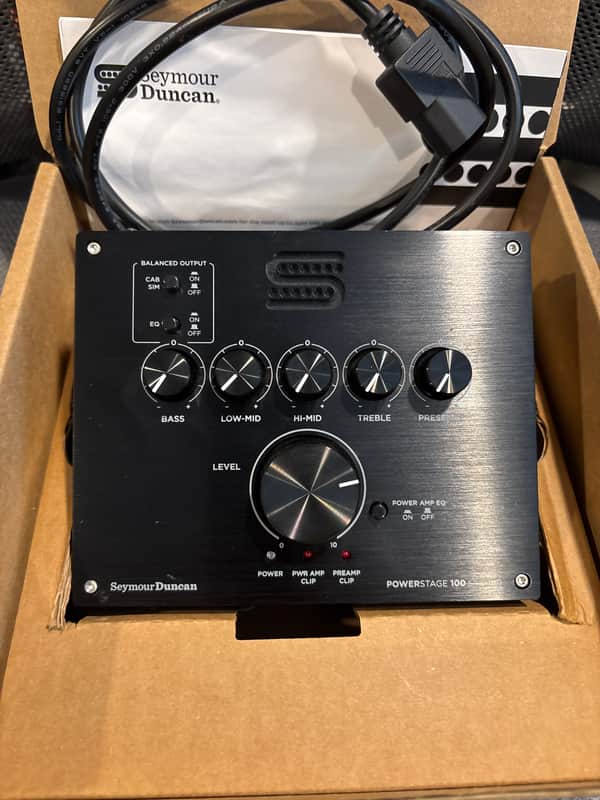 USED Seymour Duncan PowerStage 100 Stereo 2-Channel 100-Watt Pedalboard Guitar Power Amp - Black