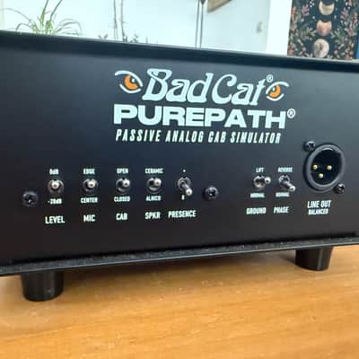 Bad Cat Purepath Passive Analog Cab Simulator 2026 - Present - Black image 2