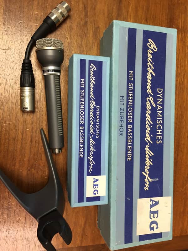 AKG D19C Dynamic Cardioid Microphone AEG 'Beatles' 'Abbey Road" Mic 1960's image 1