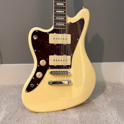 Harley Benton JA-60 CC Vintage Series Offset Left-Handed 2020s - Vintage White image 1