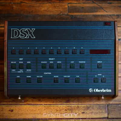 1980s Oberheim DSX 16-Voice Digital Sequencer