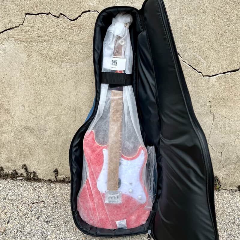 Flight Pathfinder Baritone RD Rock Series Basswood Body Roasted Maple Neck 4-String Baritone Ukulele w/ Gig Bag image 1