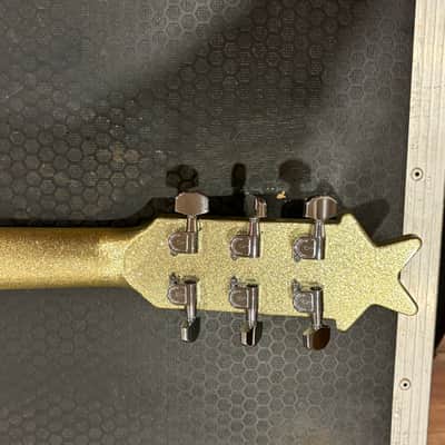 John Birch Custom made Star Guitar 1980’s - Gold Sparkle image 9
