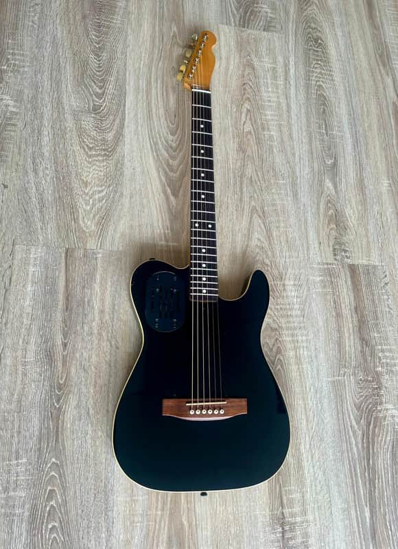 Godin Acousticaster A6 90s - black image 1