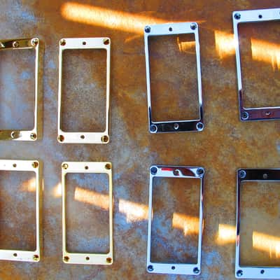 Mighty Mite Pickup Rings Chrome/Gold image 1