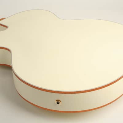 Gretsch G6136-55 Vintage Select Edition '55 White Falcon Hollow Body with Cadillac Tailpiece TV Jones Solid Spruce Top Vintage White Lacquer JT25082635 image 9