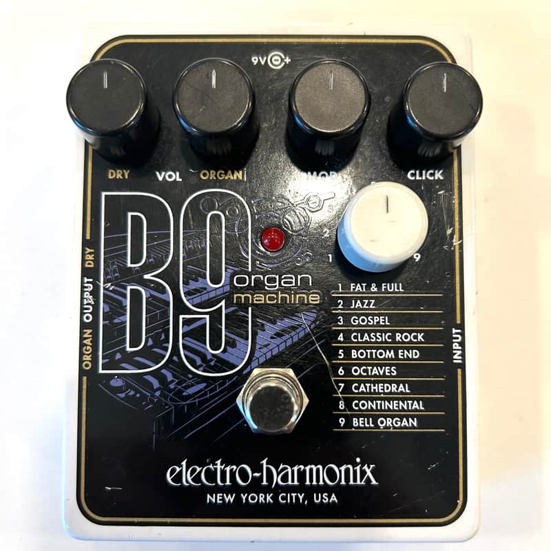 Electro Harmonix B9 Organ Machine Guitar Effects Pedal with 9 Classic Organ Sounds image 1