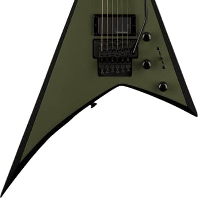 Jackson X Series Rhoads RRX24 Electric Guitar, Laurel Fingerboard, Matte Army Drab/Black Bevels image 1
