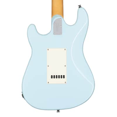 Sterling by Music Man SUB Series Cutlass HSS Guitar - Daphne Blue - Open Box image 7