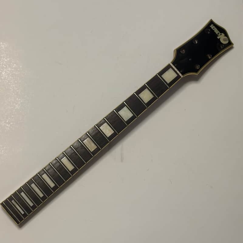 Series 10 Les Paul copy Flame Maple burst Neck mahogany rosewood pearl inlay Vintage 90s image 1