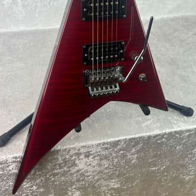 Jackson Rhoads RX10D electric guitar in transparent red finish w/ case image 19