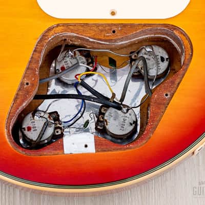 1978 Greco EG600 Custom Triple Pickup Vintage Electric Guitar w/ Maxon PAFs & Case, Japan, Ace Frehley image 15
