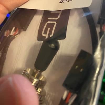 EMG 3 POS POSITION STD GIBSON TOGGLE SWITCH SOLDERLESS B289 BLACK TIP 3 WAY ( SWITCH TIP SCUFFED ) image 6