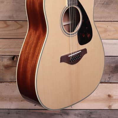 Yamaha FG820-12 12-String Acoustic Guitar Natural image 2