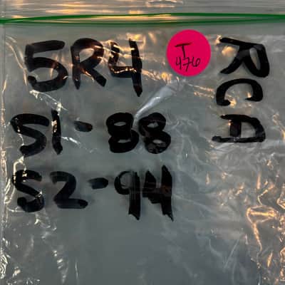 1963 RCA 5R4GYB Vintage Brown Base Black Plate Side D Getter Rectifier Tube!T476 image 7