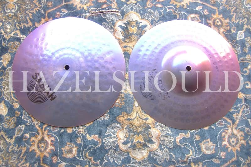 TRIPPY NO LONGER MADE Sabian Tony Verderosa VFX 12" MINI HATS EXCD 758 & 1532 Gs image 1