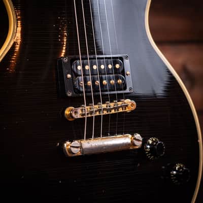 2016 Gibson True Historic '1957' Les Paul Custom 'Black Beauty' - Aged Ebony (1 of 2 Custom Order) image 9