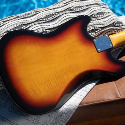 2006 Fender MG-69 - '69 Mustang Reissue - Flames on Body! - Pro Player Electronics Upgrades - Pro Set Up w Perfect Frets/Action/Intonation! CIJ Crafted in Japan image 5