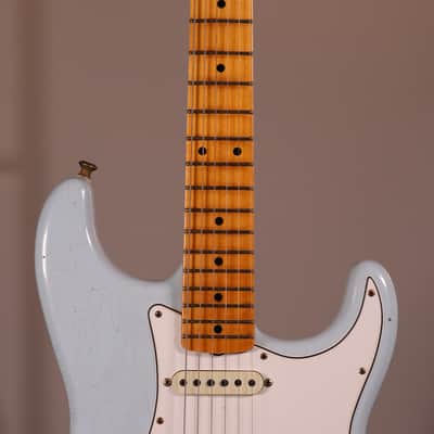 Fender Custom Shop Tomatillo Stratocaster Special Journeyman Relic - Maple Fingerboard, Super Faded Aged Sonic Blue image 6