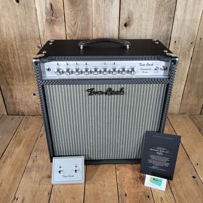 Two-Rock Bloomfield Drive 100 2026 100/50 Watt Combo - Vintage Ampeg Style Blue Checker image 2