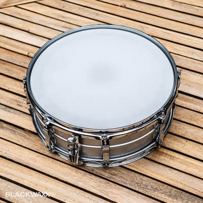 Ludwig Acrolite 5x14" 8-Lug - Pointed Blue/Olive Badge image 15