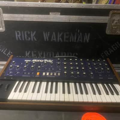 Korg Mono/Poly MP4 Synth owned and used by Rick Wakeman of YES 1980 Black image 1