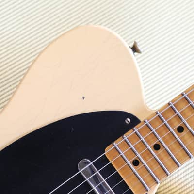 2025 Fender Custom Shop '50 Double Esquire Telecaster Electric Guitar Blonde Relic + COA OHSC image 5