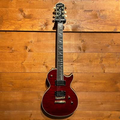 Epiphone Les Paul Custom Plus Prophecy GX ; Red Quilted Maple: Serial No: UC07090986 | Second Hand image 2