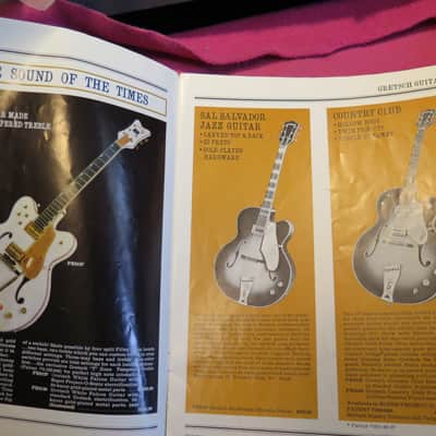 Lot of 2 vintage Gretsch catalog 1964 and 1978 amplifier nashville country gentleman white falcon viking archtop fury image 14