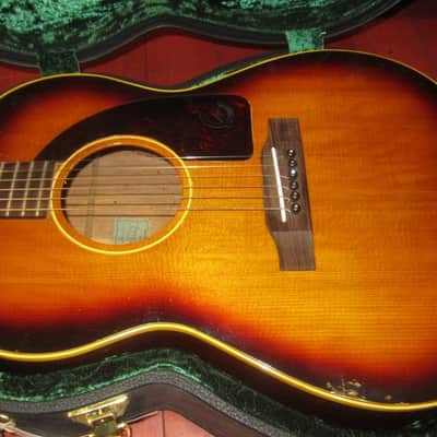 1983 Epiphone FT-45 Cortez Sunburst EARLY Fat Neck w/ Nice Hard Case image 9