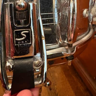 Slingerland Rare “Buddy Rich” TDR 5x14" 10-Lug Chrome Over Brass Shell Snare Drum 1976-77 Excellent! image 7