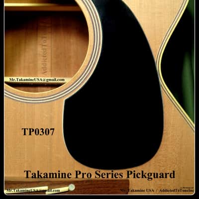 Takamine Pro Series TP0307 Acoustic Guitar 3 Ply B/W/B Pickguard / OEM Geniuine Part image 12