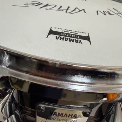 Yamaha Manu Katche signature snare 14x5.5 SD 455MK 90s image 11