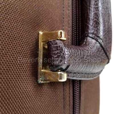 Vincent Bach Stradivarius Trumpet Brown Hard Case 1843 w/ Handles, Zipper Pouch image 17