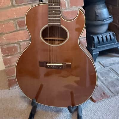 Vintage Washburn Woodstock EA40 electro acoustic 1979, tobacco sunburst, hard case image 1