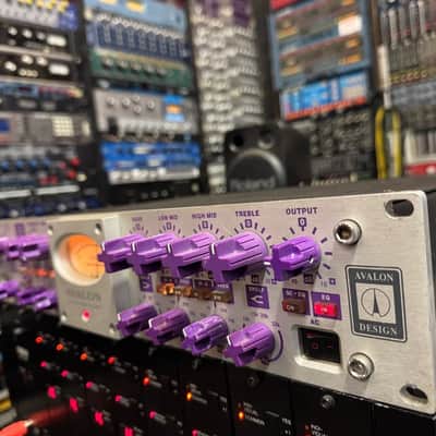 Avalon VT-737 Channel Strip 1990s - Purple Knobs Mic Pre EQ Compressor Rack //ARMENS// image 1