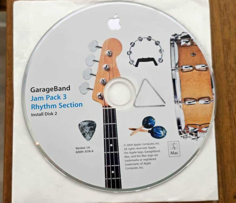 Apple GarageBand Jam Pack 3 Rhythm Section | 2 disk set | 2000k + loops 2004 image 1
