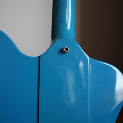 1990 Gibson Custom Shop Original Firebird V Renault Blue One-Off w/ OHSC Rare 1st Reissue image 12