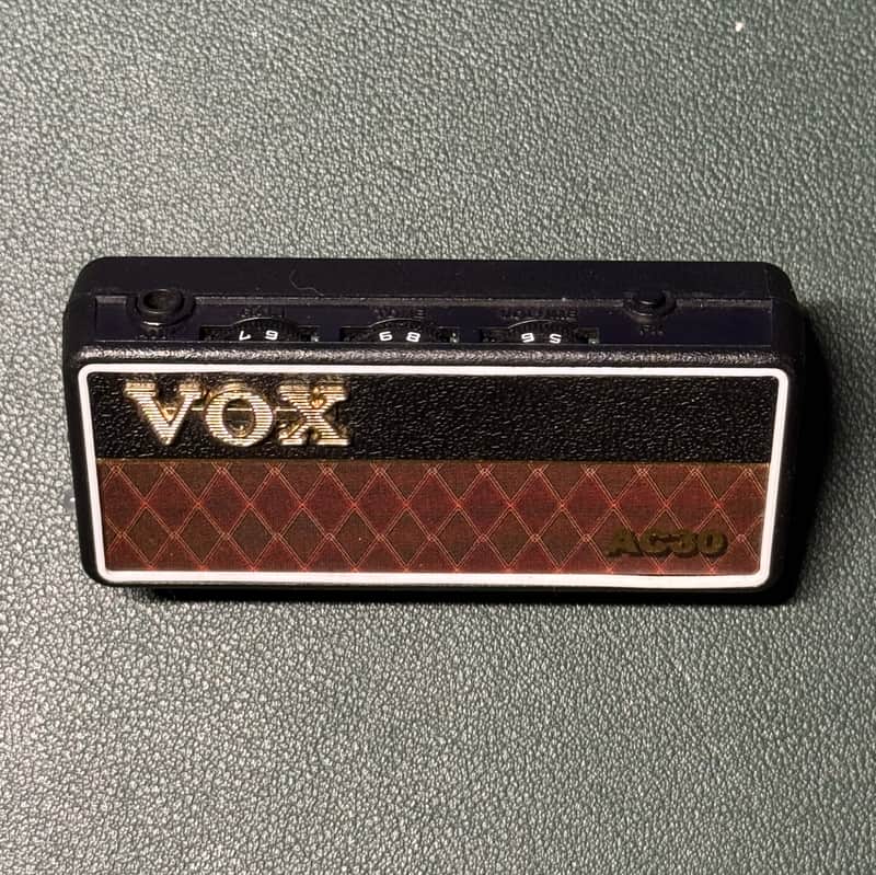 Vox amPlug 2 AC30 Battery-Powered Guitar Headphone Amplifier 2015 - 2019 - Black / Brown Diamond image 1