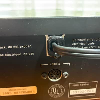 Wonderful Made in Japan Adcom GCD-600 5 Disc Changer with TDA-1541A Chip. See VIDEO! image 13