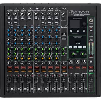 Mackie Onyx12 12-Channel Analog Mixer with Multi-Track USB image 1