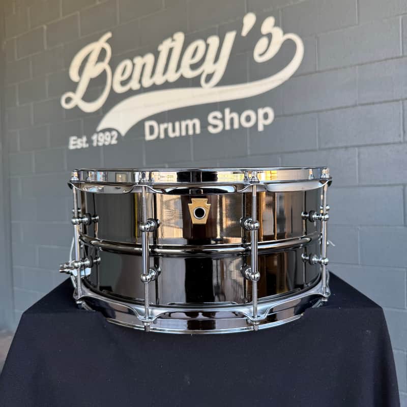 Ludwig LB417T Black Beauty 6.5x14" Snare Drum with Tube Lugs (Rm4) image 1