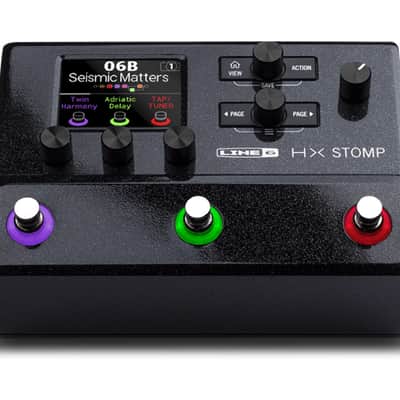 Line 6 HX Stomp Compact Multi-Effects Unit featuring Helix Effects - Open Box image 1