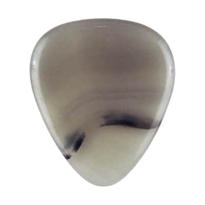 Grey Agate Stone Guitar Or Bass Pick - Specialty Handmade Gemstone Exotic Plectrum - 6 Pack New image 6