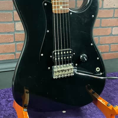 Fender Squier ST-331 Rare Japanese Single Humbucker Stratocaster Mid-1980s - Black image 2