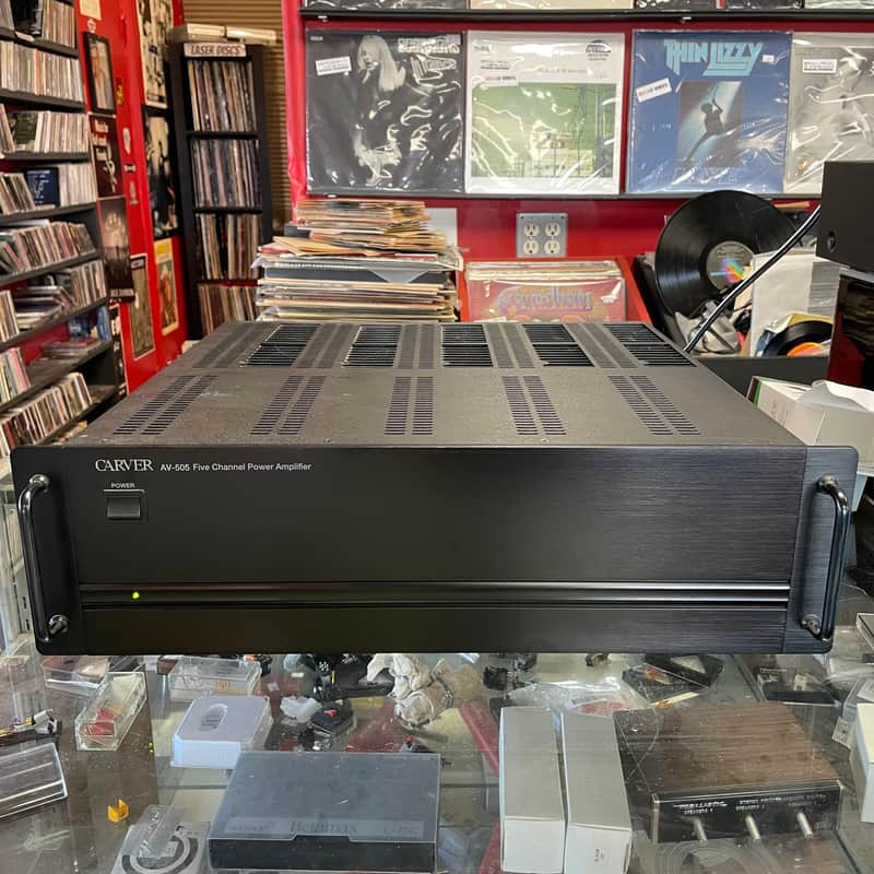 Carver AV-505 5-Channel Power Amplifier 100WPC 8Ω TESTED WORKS GREAT