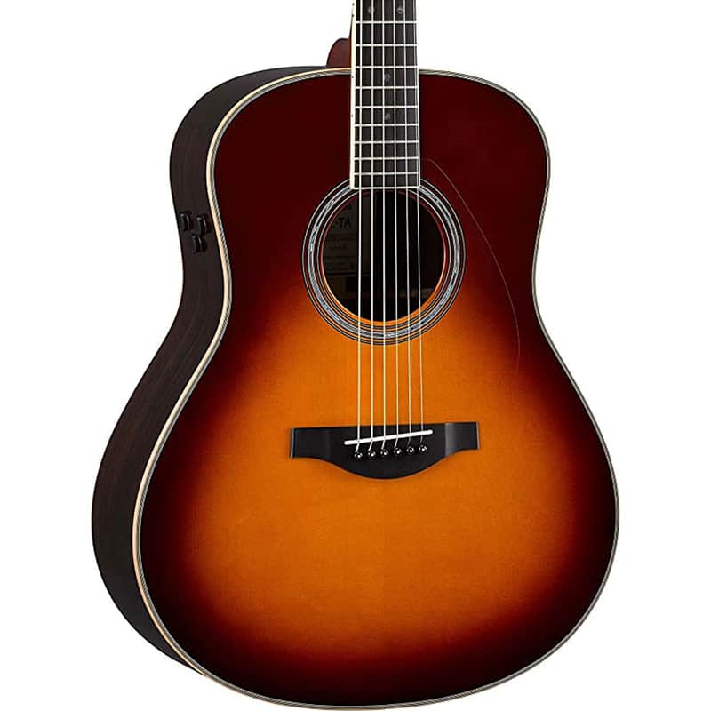 Yamaha LL-TA TransAcoustic Dreadnought Acoustic Electric Guitar w/ Reverb and Chorus - Brown Sunburst image 1