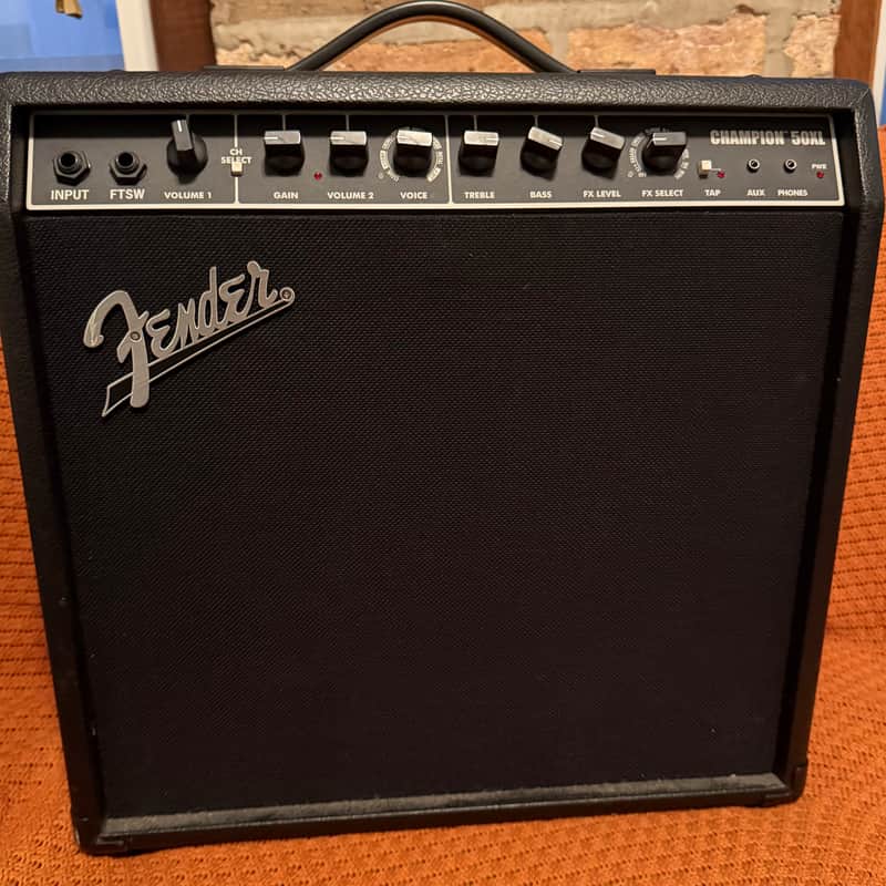 Fender Champion 50 XL 2-Channel 50-Watt 1x12" Solid State Guitar Combo 2013 - 2024 - Black image 1